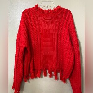 Mint Julep Red Sweater Large